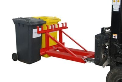 Bauer Südlohn Mülltonnen-Heber MH-II, lackiert, Feuerrot