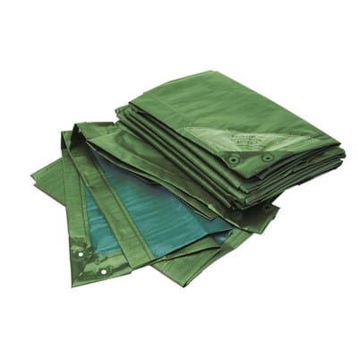 RAINEXO Abdeckplane, 150g/qm, 8x12m, gr/bl