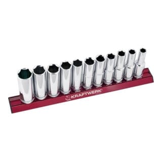 Kraftwerk Stecknusssatz lang MAGALU 1/2", 11-tlg.