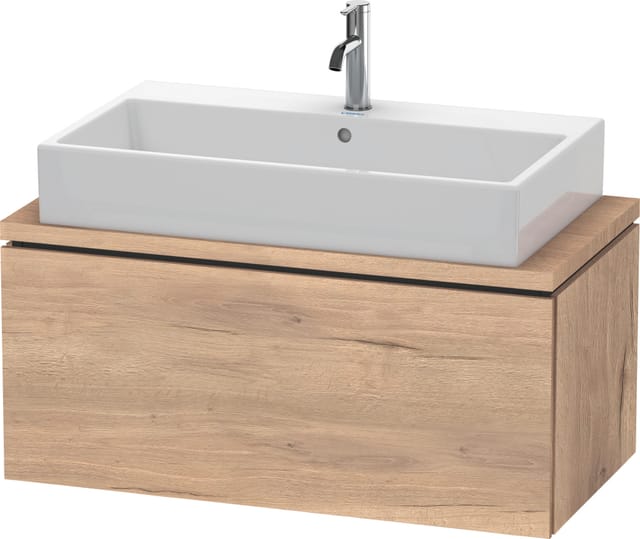 Duravit Waschtischunterschrank Compact L-Cube 92x47,7cm, Ei marm., f Konsole, 1 Auszug
