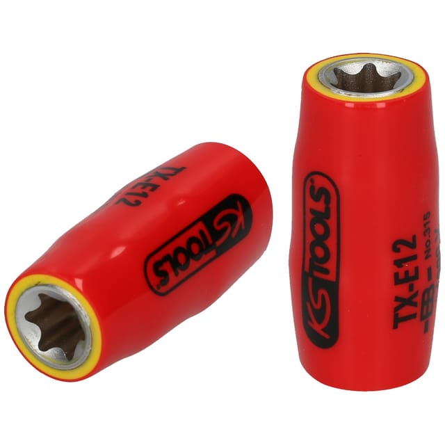 KS Tools 3/8" TX-E-Stecknuss mit Schutzisolierung, E4