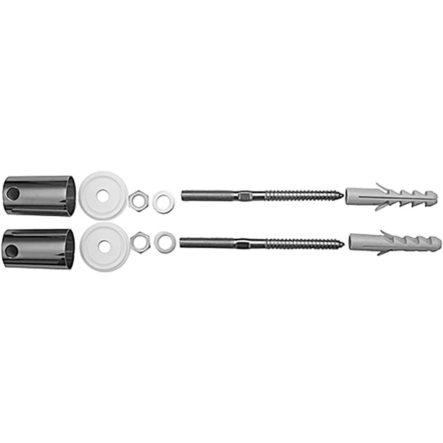 Duravit Befestigung 140x80mm, d= 10mm, chrom