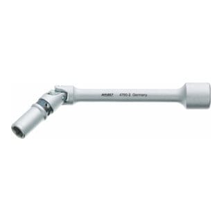 HAZET Antriebswellen Schraubendreher-Steckschlüsseleinsatz 2584LG-1A, 3/8 Zoll (10 mm) Vierkant, Innen Sechskant Profil, SW 6 mm