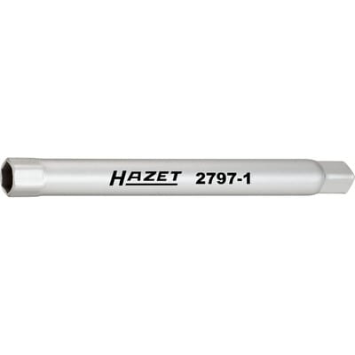 HAZET Stoßfänger-Rohr-Steckschlüssel 2797-1 Vierkant hohl 6,3 mm (1/4 Zoll) Außen-Sechskant Profil 10