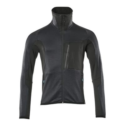 Mascot Fleecepullover mit Reißverschluss Microfleecejacke Größe XS, dunkelmarine/schwarz