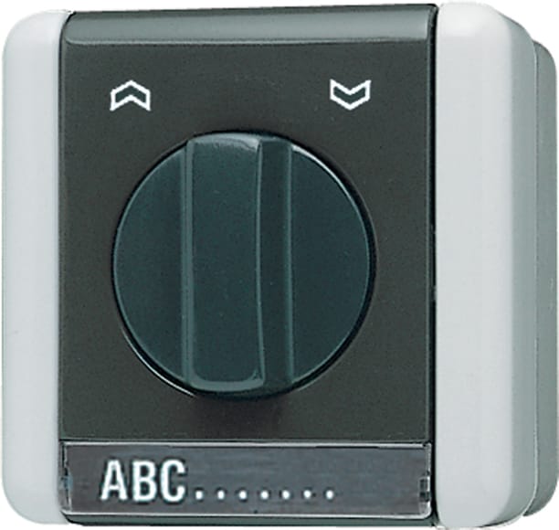 Jung Jalousie-Drehschalter 10AX 250V 1-pol. 834.10 W
