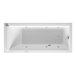 Duravit Whirlwanne Starck 160x70cm, Jet-Sys, EB-Version, 1 RS, we.