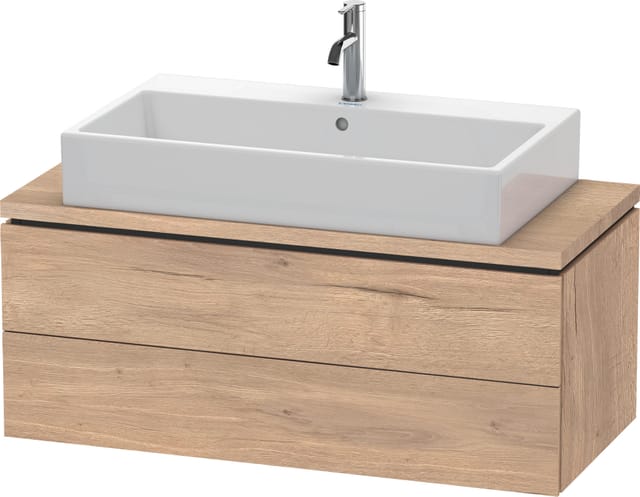 Duravit Waschtischunterschrank Compact L-Cube 102x47,7cm, Ei marm., f Kons, 2 Schub.