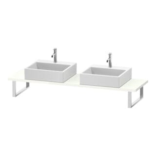 Duravit Konsole DuraStyle 80-200x48cm, 2 A., Stär 3cm, we. hgl