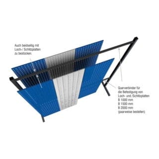 Kappes Querverbinder 1000 mm alufarben