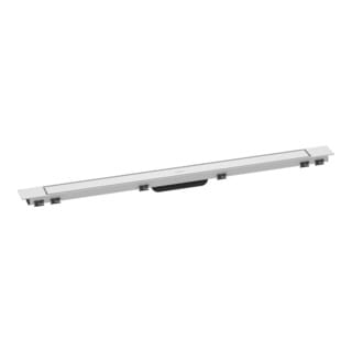 hansgrohe RainDrain Match + Duschrinne 1000mm, mattweiß, Fertigset