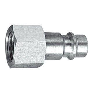 Riegler Nippel für Kuppl. NW 7,2-7,8, Edelstahl 1.4305, G 1/4 IG, max. 35