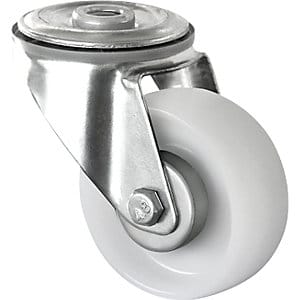 CASCOO Rückenlochlenkrolle ø 80 mm Serie N0N0 Rollenlager