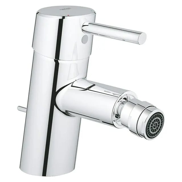 Grohe Bidet-Einhebelmischer Concetto chr, m Abl.-Garn., m Temperaturbegrenzer