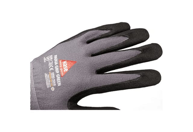 Hase Sicherheitshandschuhe Padua Grip green Größe 10, Nitril Foam