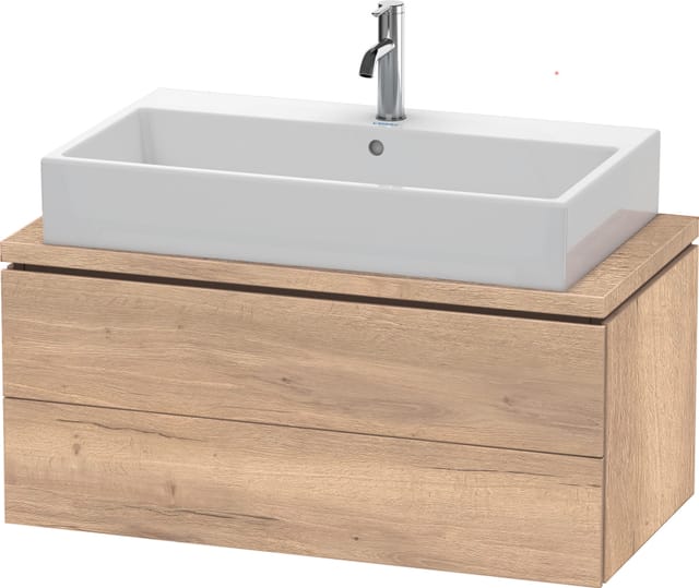 Duravit Waschtischunterschrank Compact L-Cube 92x47,7cm, Ei marm., f Kons, 2 Schub.