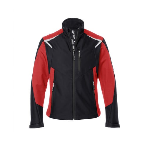 Kübler Jacke Ultrashell BODYFORCE schwarz/mittelrot Form 1625 Größe S