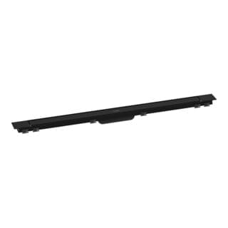 hansgrohe RainDrain Match + Duschrinne 1000mm, mattschwarz, Fertigset