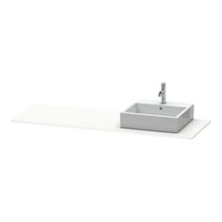 Duravit Konsole XSquare 160x55x1,6cm, m 1 AS, Beck. re, we matt