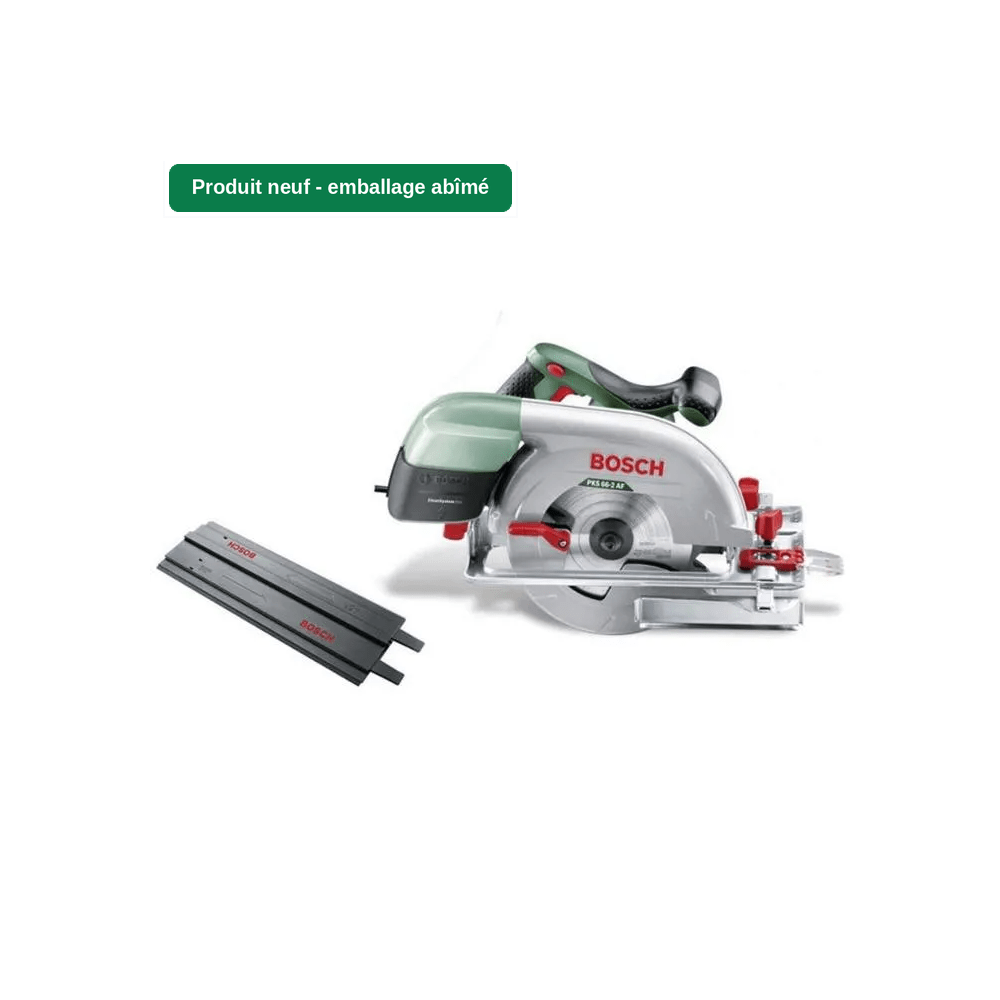 [neu – Beschädigte Verpackung] Kreissäge - Bosch - Pks 66-2 - 1600w - 66 Mm - Cleansystem Gehäuse