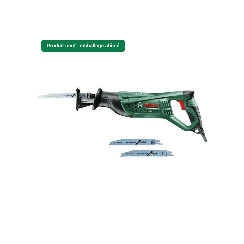 [neu – Beschädigte Verpackung] Bosch Psa 7100 E Säbelsäge - 710w - Schnittkapazität 150mm - Sds-blattwechsel