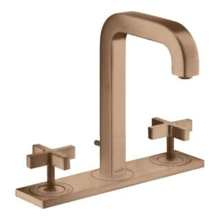 hansgrohe 3-Loch-Waschtischarmatur 170 Axor Citterio m A 140mm, m KrG, ZugstAblGar, Pl, b r g