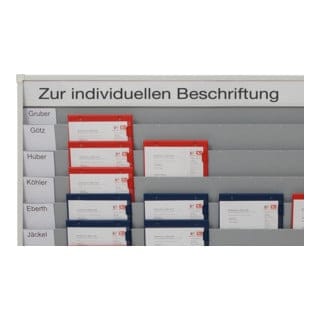 Eichner Planungstafel A4 für den Werkstattbereich 10 Schienen 1580 x 1282 x 78 mm
