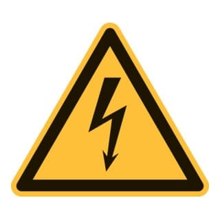Warnzeichen Warnung Vor Elektrischer Spannung, Typ: 03025