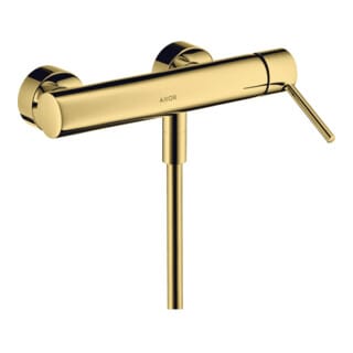 hansgrohe Brause-Einhebelmischer Axor Starck AP, m Pin-Griff, 1 Verbr., pol. gol opt