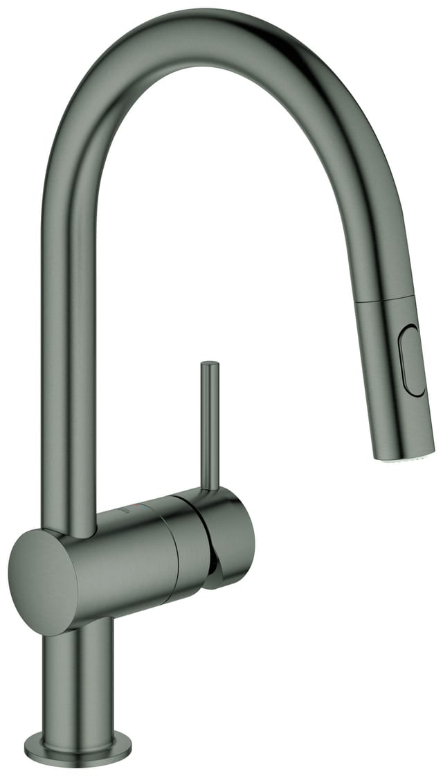 Grohe Spültisch-Einhebelmischer Minta h grap g, herausz. Dual-Brause, C-Ausl