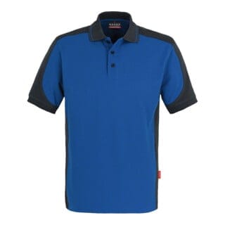 Hakro Polo-Shirt Contrast Performance, royal, Unisex-Größe: M