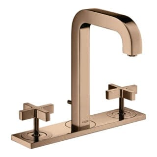 hansgrohe 3-Loch-Waschtischarmatur 170 Axor Citterio m A 140mm, m KrG, ZugstAblGar, Pl, po r