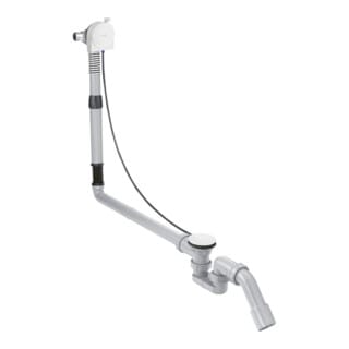 hansgrohe Komplettset Exafill S Wanneneinlauf, Ab-/Überlaufgarnitur, m.-we