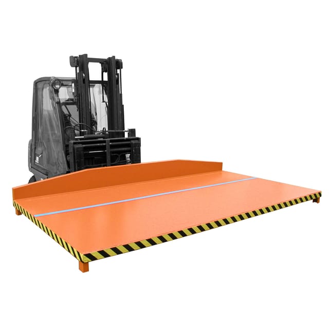 Bauer Südlohn Restgitter-Palette RGP-3, lackiert, Gelborange