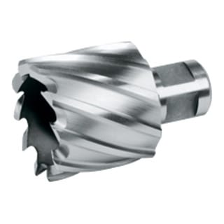 RUKO Kernbohrer HSS mit Weldonschaft (3/4"). Ø 12 mm, Schnittiefe 30 mm
