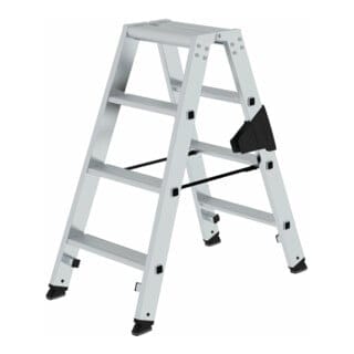 Munk Stufen-Stehleiter beidseitig begehbar steckbar 2x4 Stufen