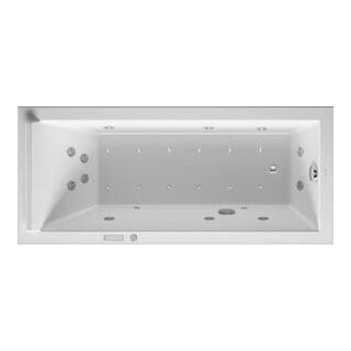 Duravit Whirlwanne Starck 170x75cm, Combi E, EB-Version, 1 RS, we.