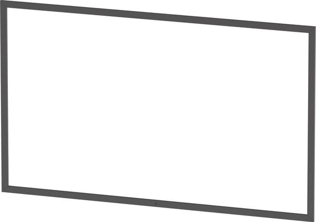 Duravit Einbaurahmen L-Cube f Spanplattenschraube, 125x75,1x1cm, graphit matt