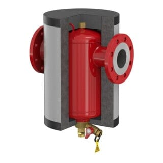 Flamco Isolierung Clean IsoPlus 125, 755x470mm, weißaluminium (RAL 9006)