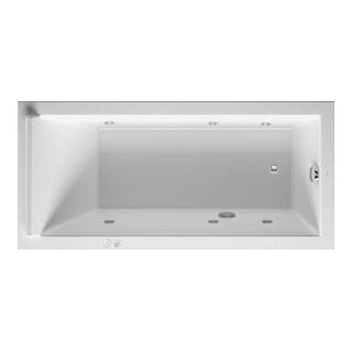 Duravit Whirlwanne Starck 170x80cm, Jet-Sys, EB-Version, 1 RS, we.