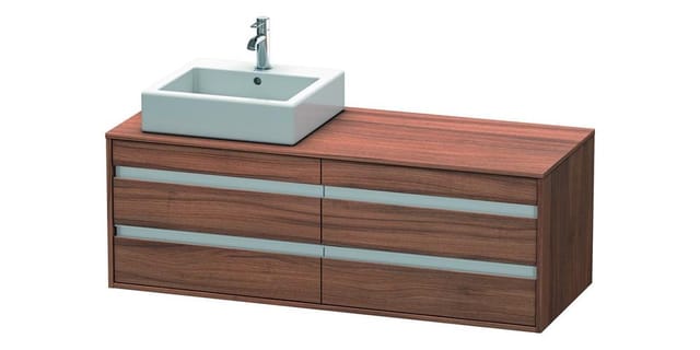 Duravit Waschtischunterschrank Ketho 140x55x49,6cm, f AWT, 4 La, B L, N Nat