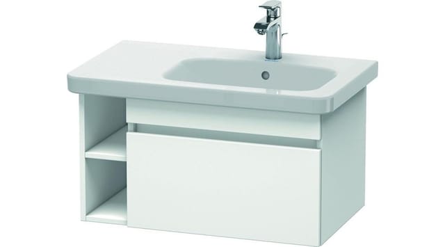 Duravit Waschtischunterschrank DuraStyle 73x44,8cm, Beck. re, weiß matt, 1 Auszug