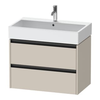 Duravit Waschtischunterschrank Ketho.2 78,4x46cm, Tau ma, 2 Schub., wandhängend