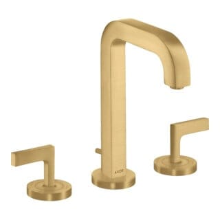 hansgrohe 3-Loch-Waschtischarmatur 170 Axor Citterio m A 140mm, m H-Gr, ZugstAblGar, Ros, b g