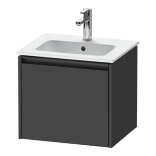 Duravit Waschtischunterschrank Ketho.2 51x42x44cm, 1 Ausz., wandhängend, graphit matt