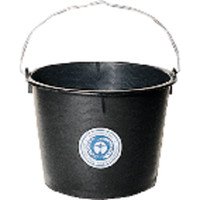 Baueimer Polyeth.-Regen. hohe Form, schwarz 10 l Bild 2