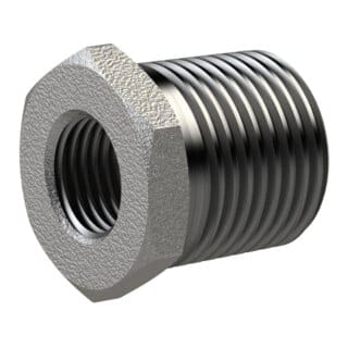 Riegler - Reduzierstück 241, Ag/ig, R 1/2, Rp 1/4, Schwarzer Temperguss