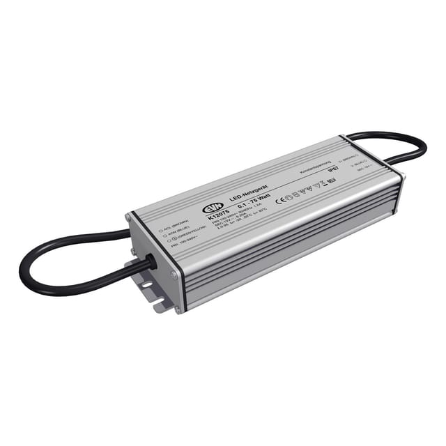 EVN Lichttechnik LED-Netzgerät 12VDC 0-75W IP67 K 12075