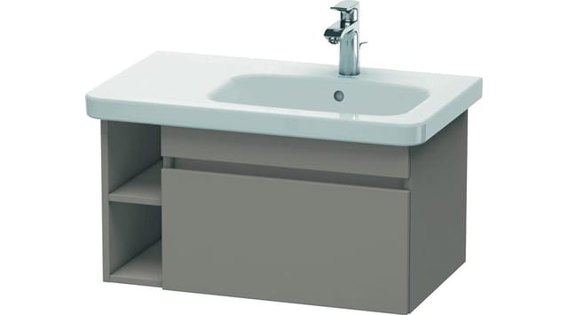 Duravit Waschtischunterschrank DuraStyle 73x44,8cm, Beck. re, bas. matt, 1 Auszug