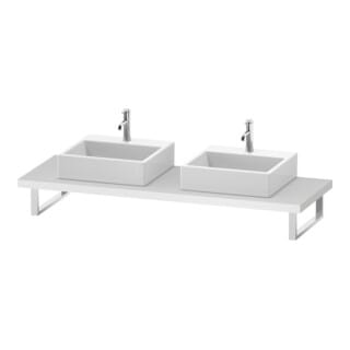 Duravit Konsole DuraStyle 80-200x55cm, 2 A., Stär 4.5cm, we. ma